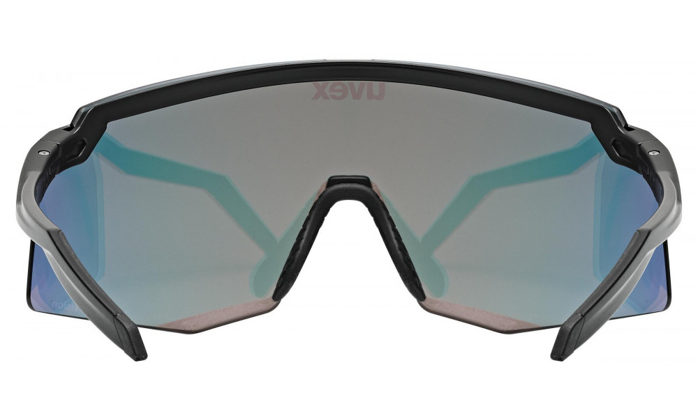 Очки Uvex pace stage CV black matt / racy red - 4