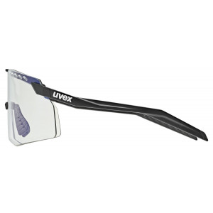 Glasses Uvex pace stage V black matt / mirror blue