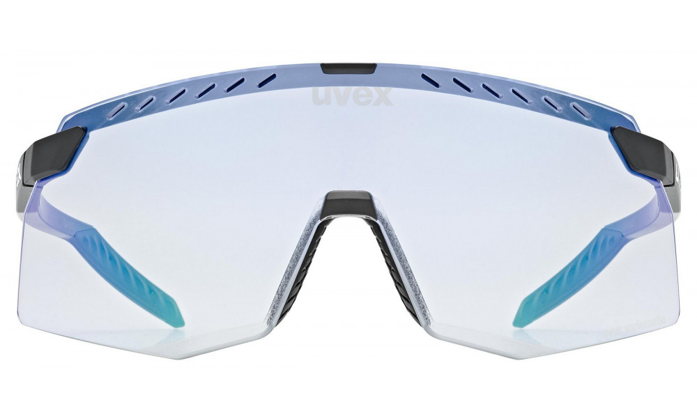Glasses Uvex pace stage V black matt / mirror blue - 3
