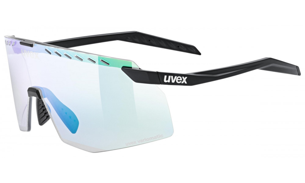 Очки Uvex pace stage V black matt / mirror green - 1