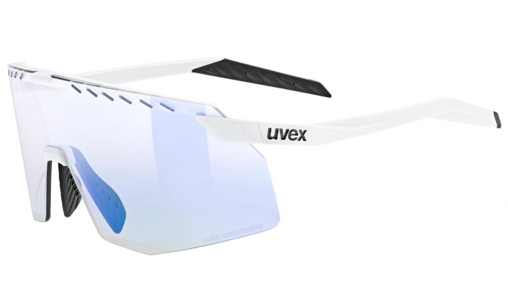 Очки Uvex pace stage V white matt / mirror blue - 1
