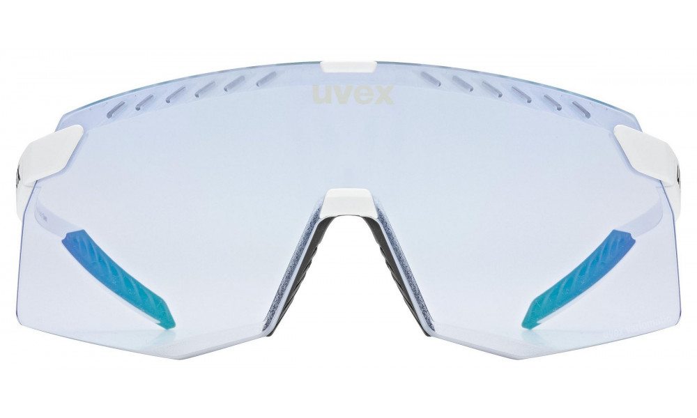Очки Uvex pace stage V white matt / mirror blue - 3