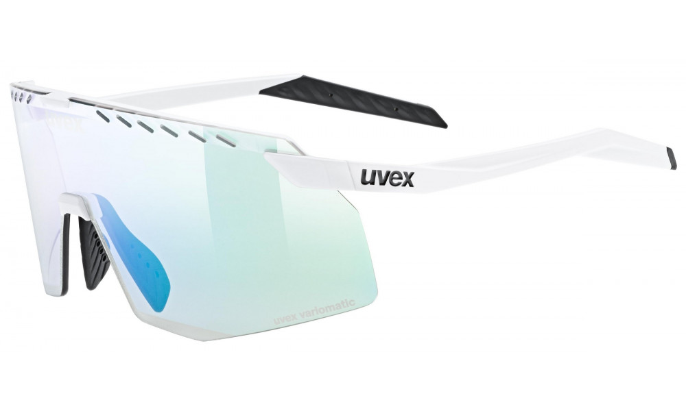 Очки Uvex pace stage V white matt / mirror green - 1