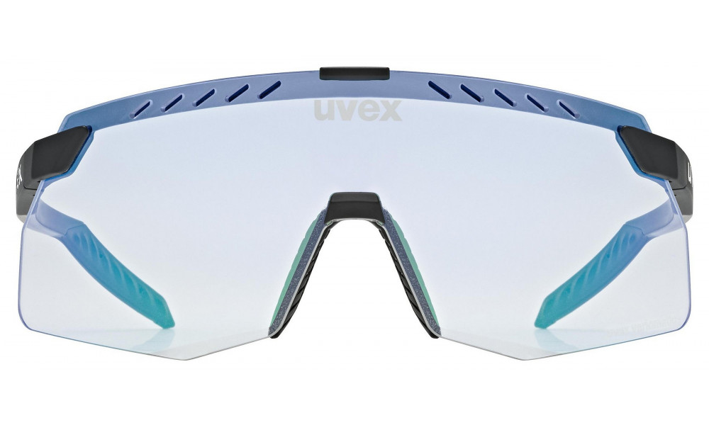 Очки Uvex pace stage S V black matt / mirror blue - 3