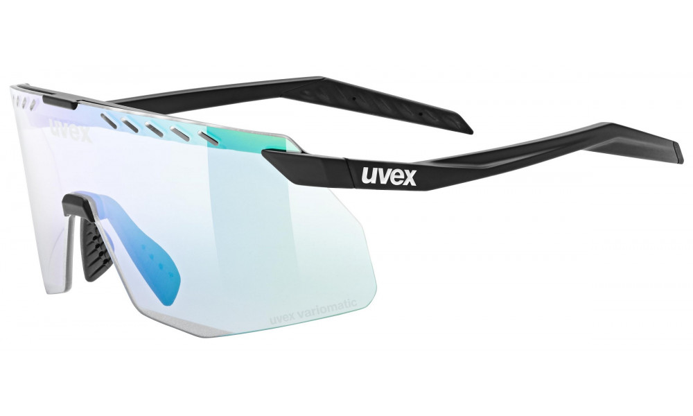 Очки Uvex pace stage S V black matt / mirror green - 1