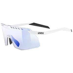 Glasses Uvex pace stage S V white matt / mirror blue