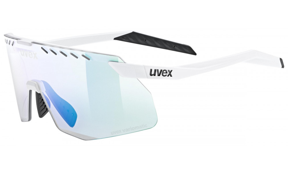 Очки Uvex pace stage S V white matt / mirror green - 1