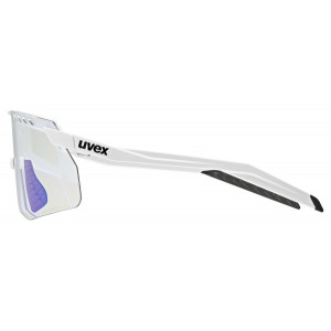 Glasses Uvex pace stage S V white matt / mirror green