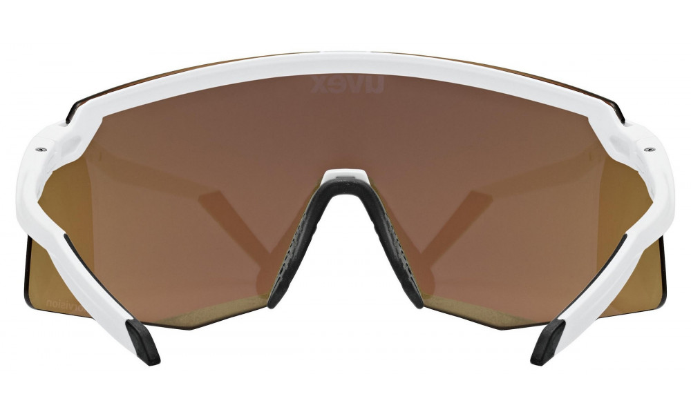 Очки Uvex pace stage CV white matt / glossy green - 4