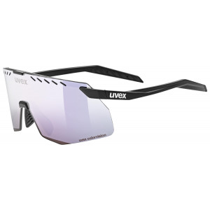 Glasses Uvex pace stage S CV black matt / pushy pink