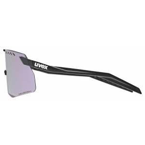 Glasses Uvex pace stage S CV black matt / pushy pink