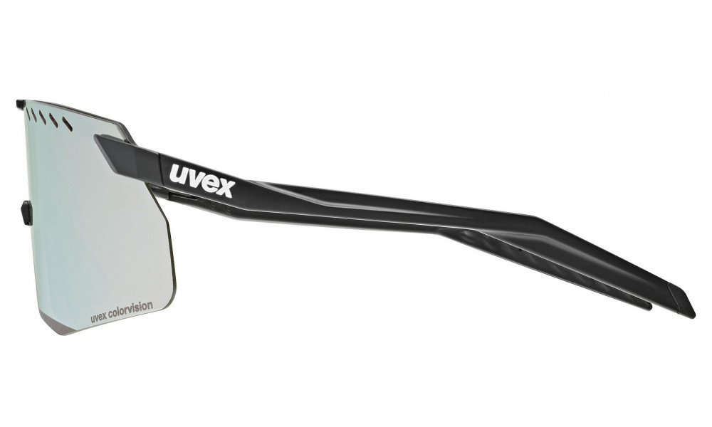 Очки Uvex pace stage S CV black matt / serious silver - 2