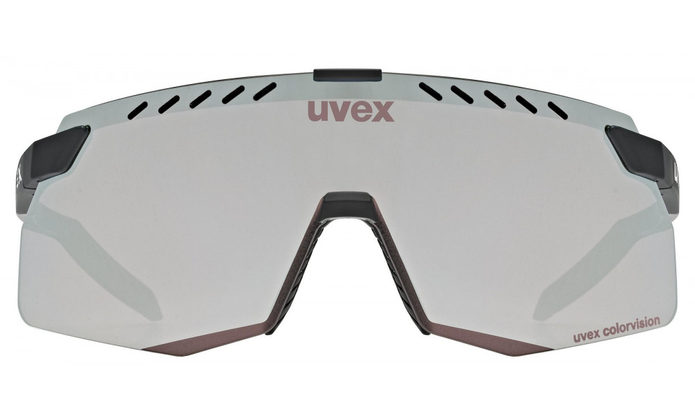 Glasses Uvex pace stage S CV black matt / serious silver - 3