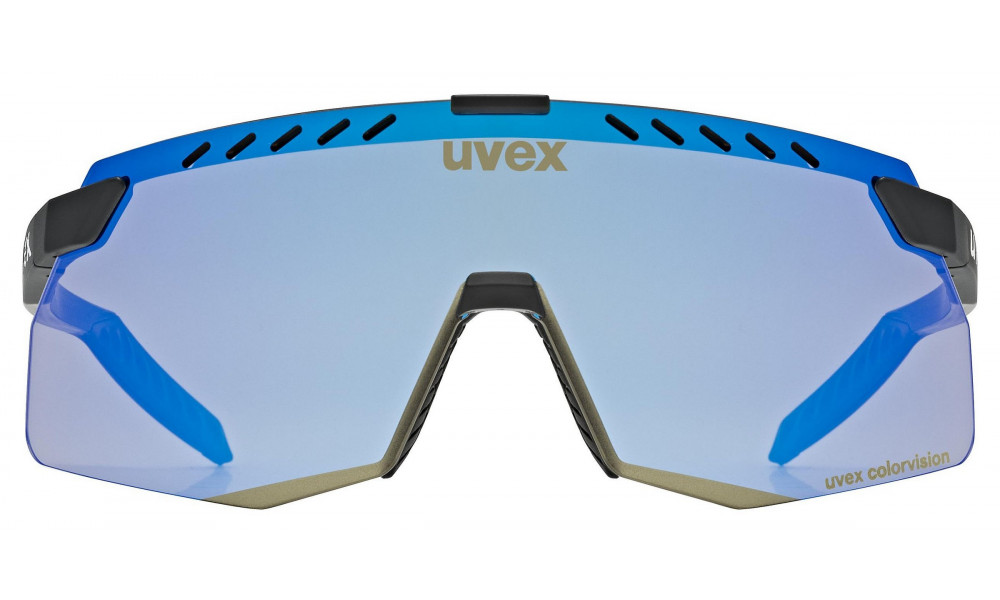 Glasses Uvex pace stage S CV black matt / buzzy blue - 3