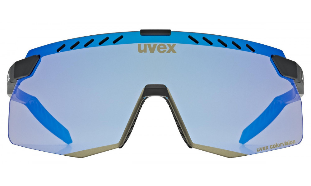 Очки Uvex pace stage S CV black matt / buzzy blue - 3