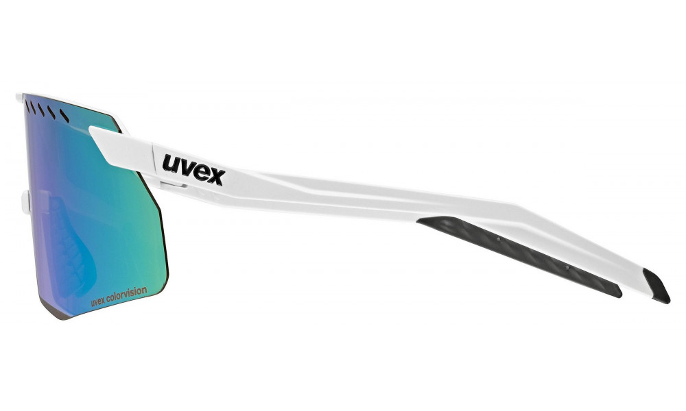 Очки Uvex pace stage S CV white matt / glossy green - 2