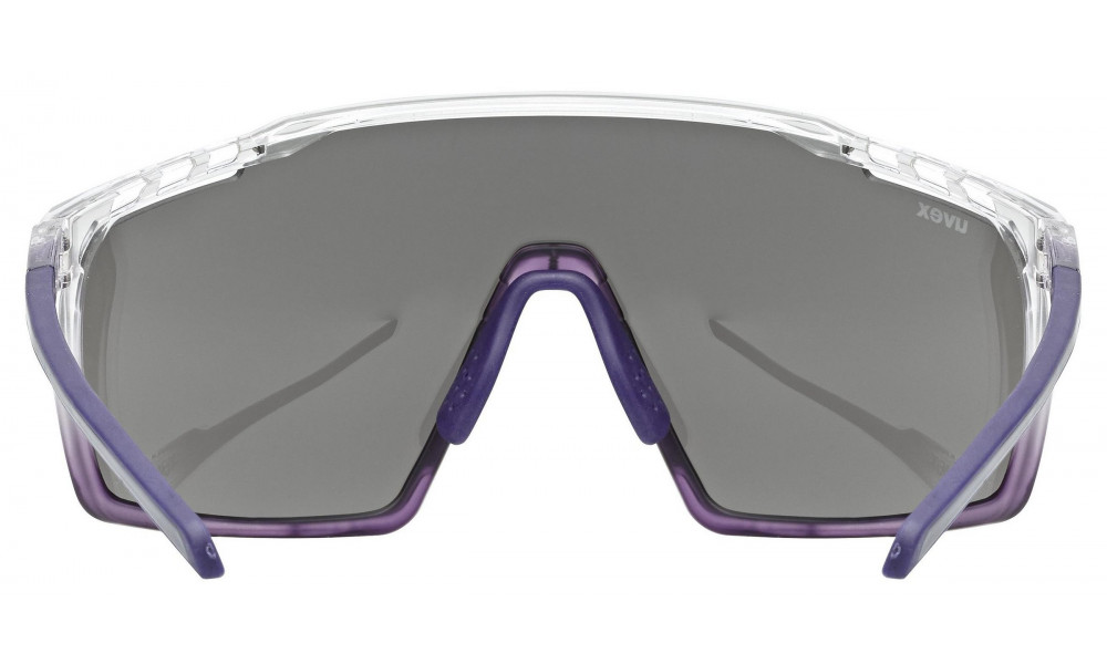 Glasses Uvex mtn perform clear-met purple / mirror silver - 4