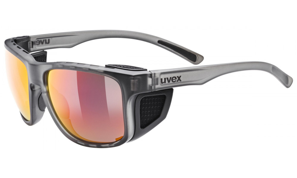 Glasses Uvex sportstyle 312 smoke mat / mirror red - 1