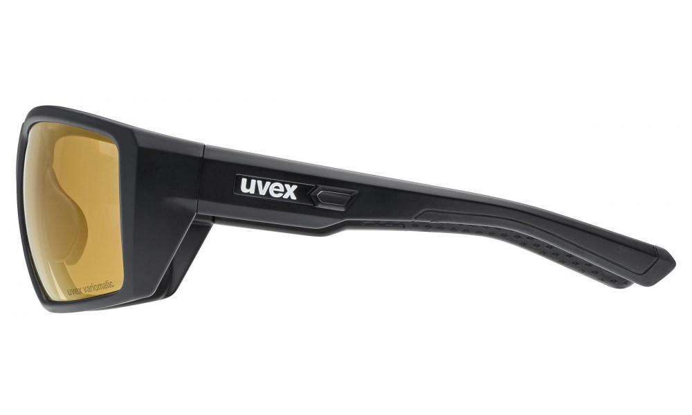 Glasses Uvex mtn venture CV V black matt / litemirror red - 2