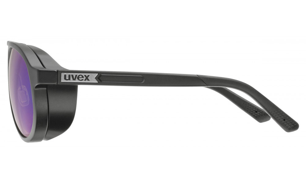 Glasses Uvex mtn classic pure black matt / mirror green - 2