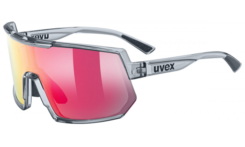 ???? Uvex sportstyle 235 smoke transparent / mirror red - 1