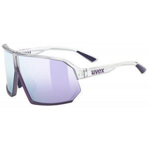 Очки Uvex sportstyle 237 clear-met purple / mirror lavender
