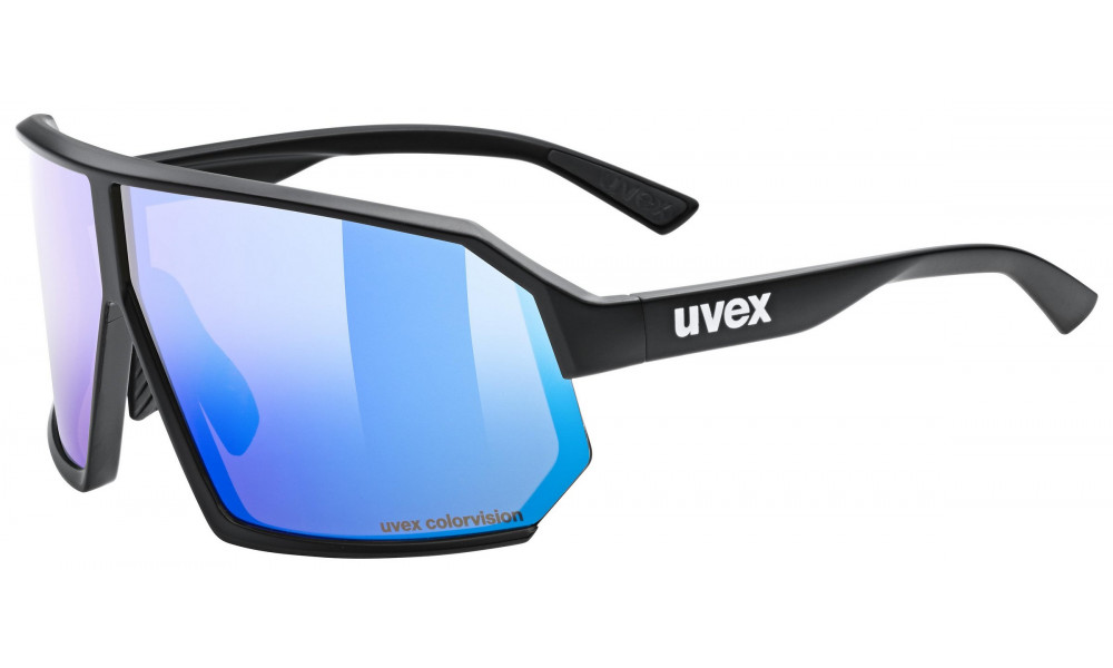 Очки Uvex sportstyle 237 CV black mat / buzzy blue - 1