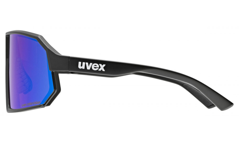 Очки Uvex sportstyle 237 CV black mat / buzzy blue - 2