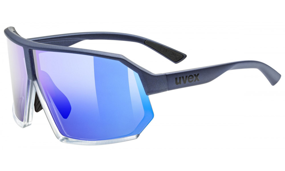 Glasses Uvex sportstyle 237 metallic blue-clear / mirror purple - 1