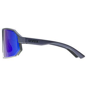 ???? Uvex sportstyle 237 metallic blue-clear / mirror purple