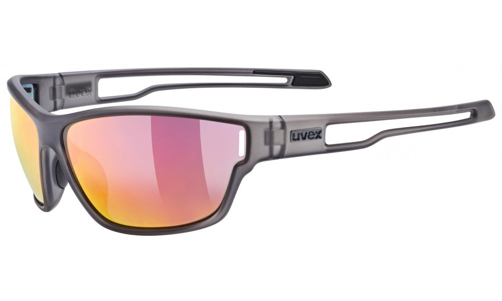 Очки Uvex sportstyle 806 smoke mat / mirror red - 1