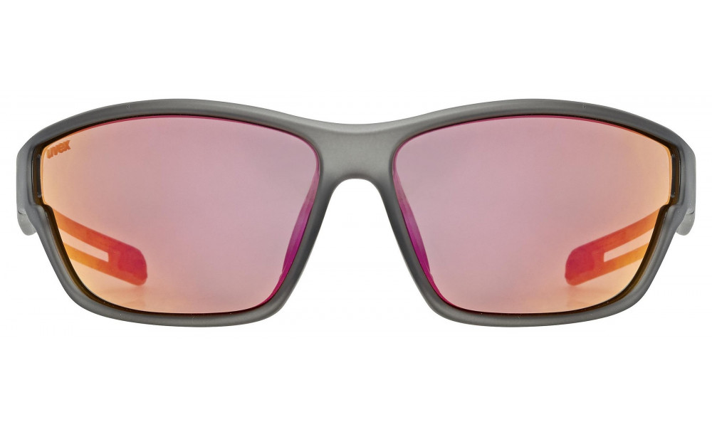 Очки Uvex sportstyle 806 smoke mat / mirror red - 3