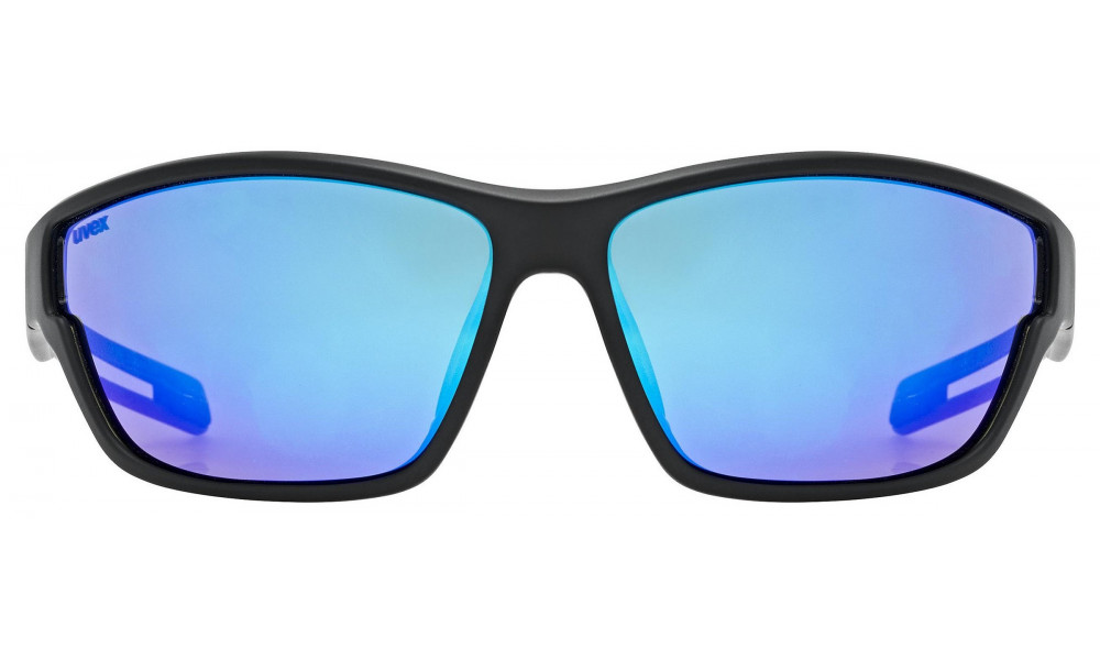 Очки Uvex sportstyle 806 black matt / mirror blue - 3