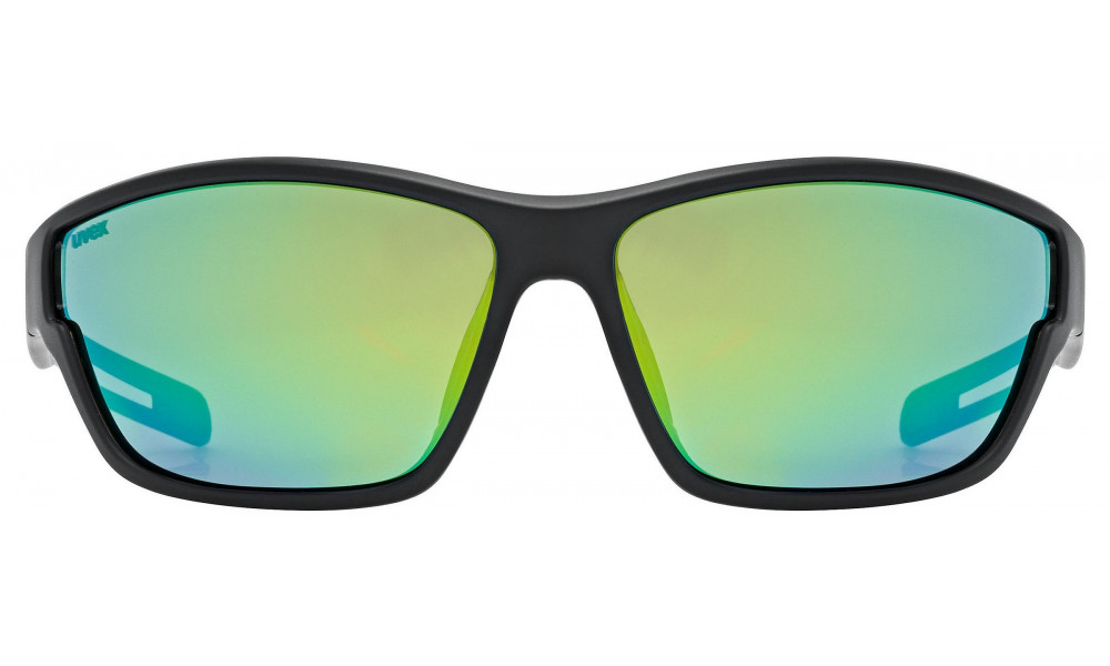 Очки Uvex sportstyle 806 black matt / mirror green - 3