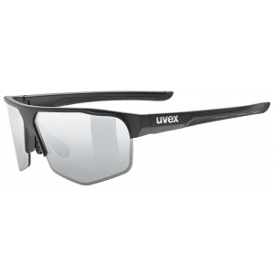 Glasses Uvex axos set black matt / mirror silver