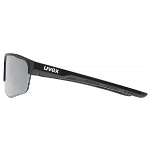 Glasses Uvex axos set black matt / mirror silver