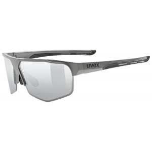 Glasses Uvex axos set grey matt / mirror silver