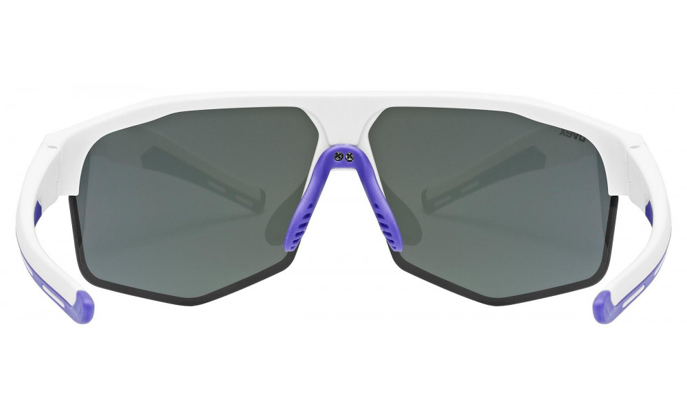 Glasses Uvex axos set white matt / mirror purple - 3