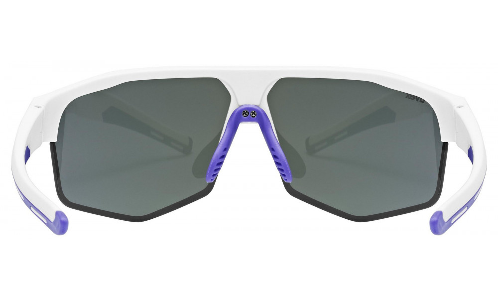 Очки Uvex axos set white matt / mirror purple - 3