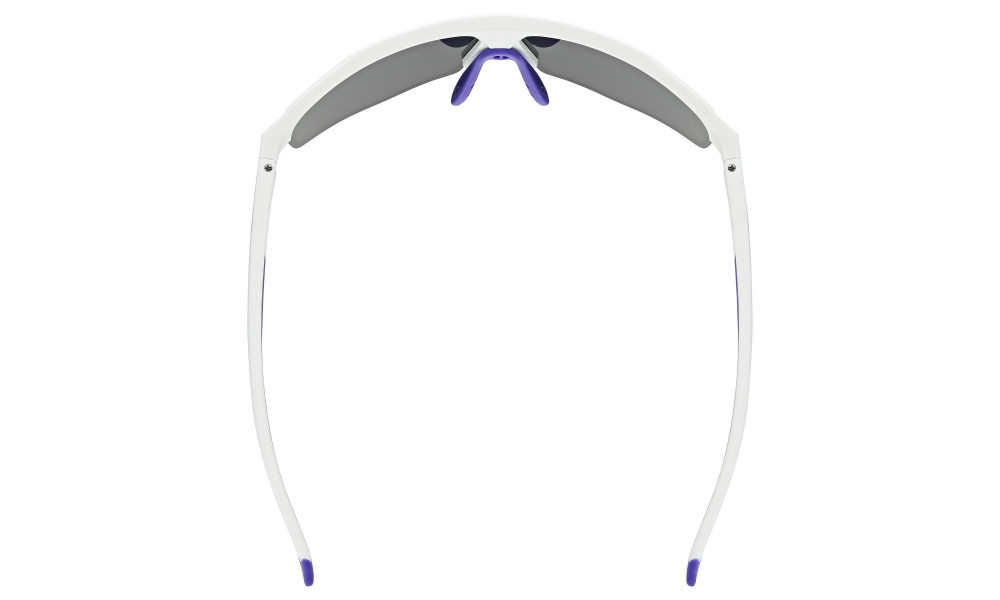 Glasses Uvex axos set white matt / mirror purple - 6