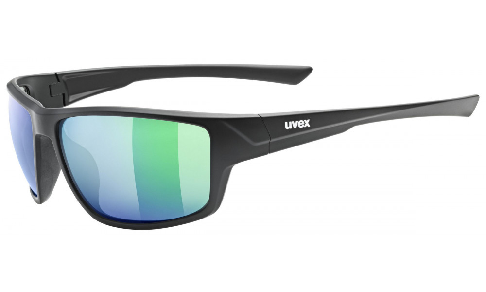 Очки Uvex sportstyle 230 black mat / mirror green - 1