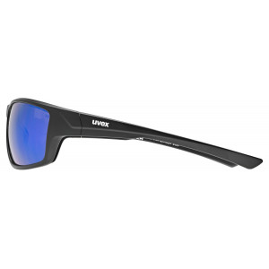 Glasses Uvex sportstyle 230 black mat / mirror green