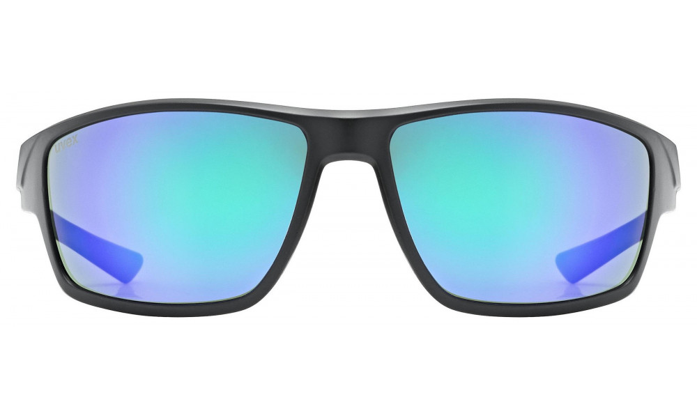 Очки Uvex sportstyle 230 black mat / mirror green - 3