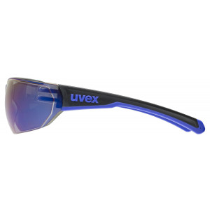 Glasses Uvex equate black-blue matt / mirror blue