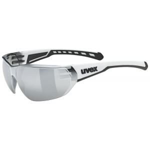 Glasses Uvex equate white matt / mirror silver