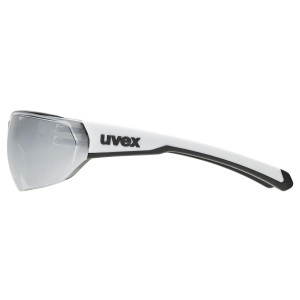 Glasses Uvex equate white matt / mirror silver