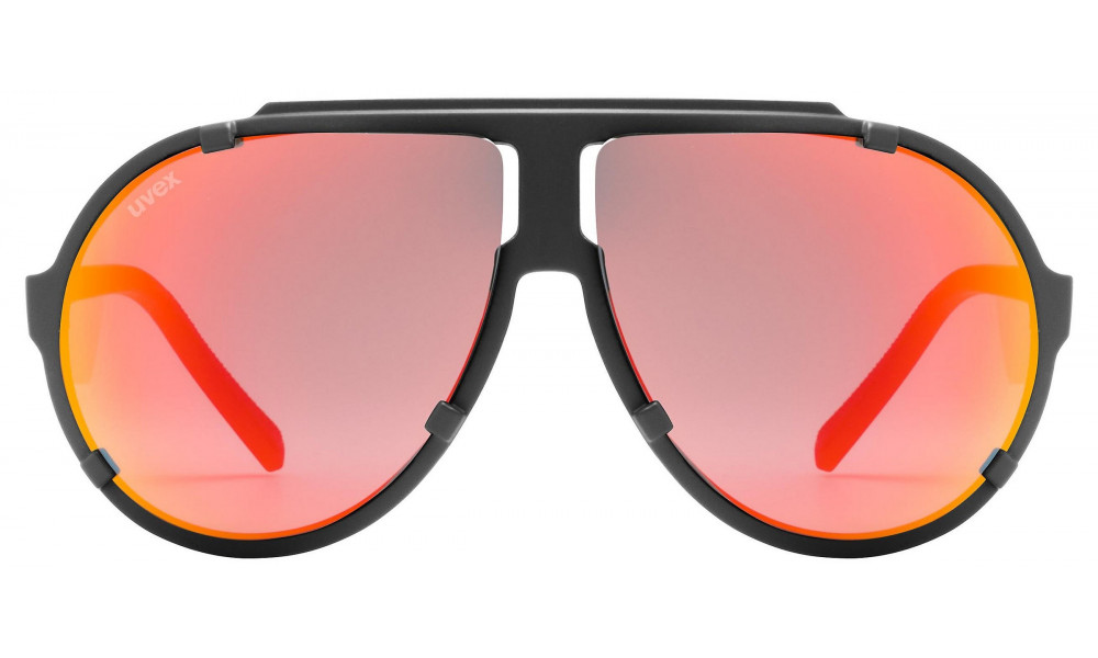 Очки Uvex esntl pina black matt / mirror red - 3 Очки Uvex esntl pina black matt / mirror red - 3