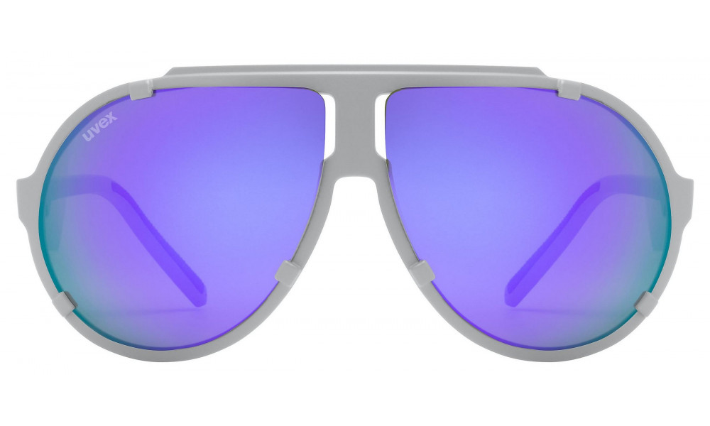 Glasses Uvex esntl pina grey matt / mirror purple - 3