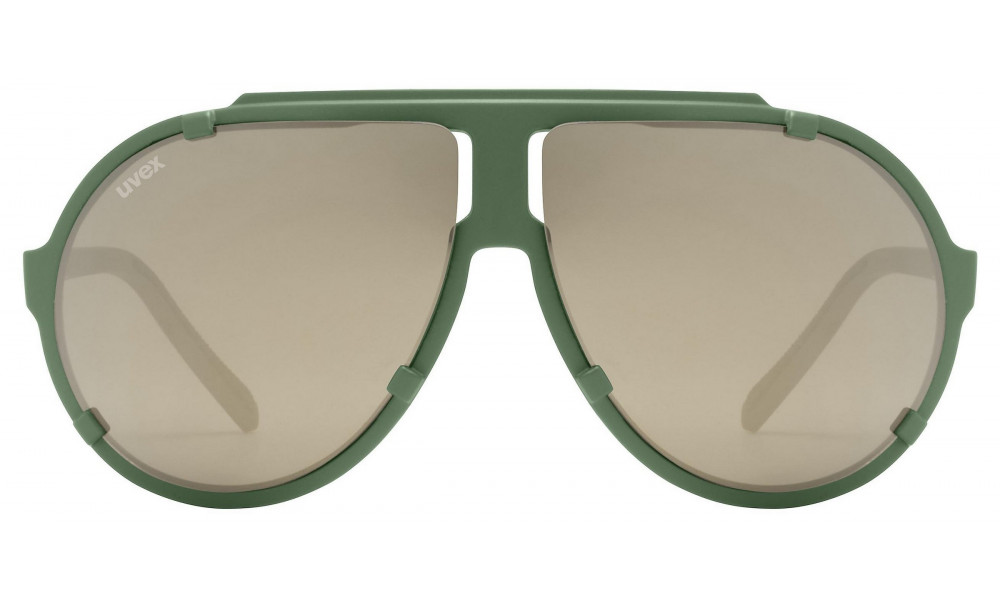 Glasses Uvex esntl pina moss green matt / gold mirror - 3