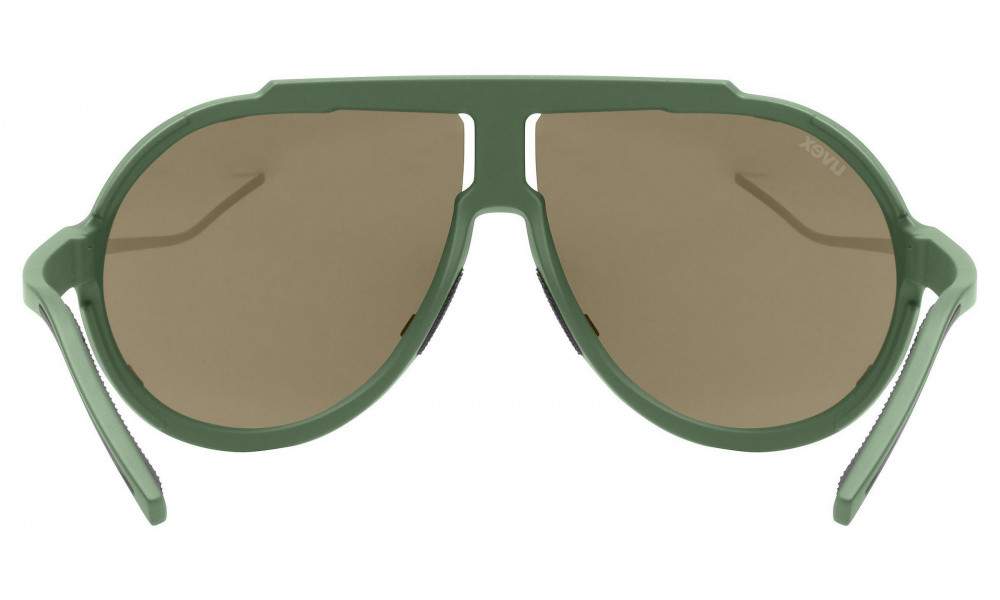 Glasses Uvex esntl pina moss green matt / gold mirror - 4